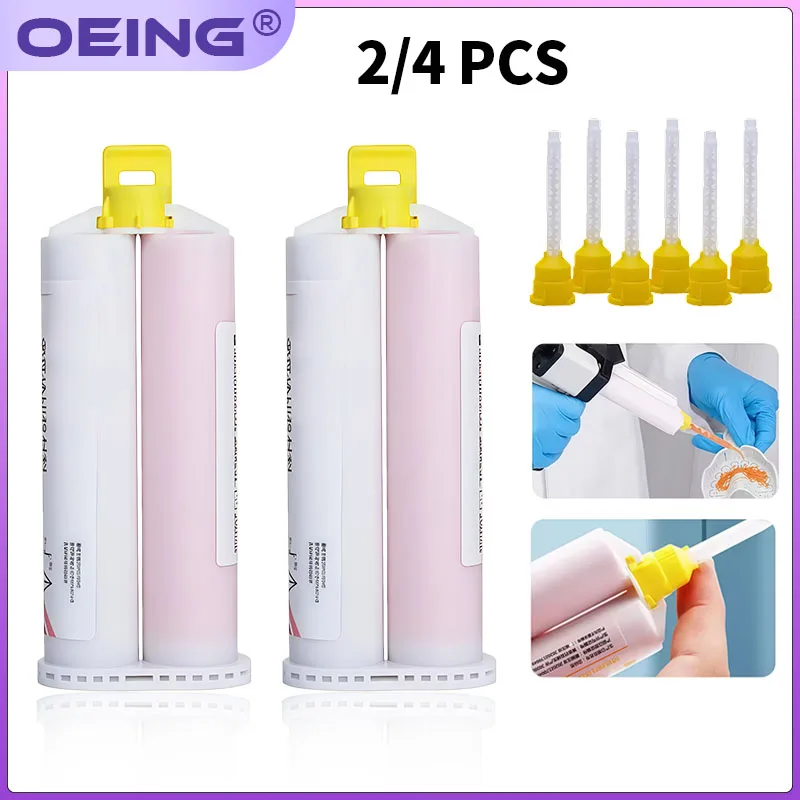 2Pcs 50ml Light Body Silicone Dental Impression Material Rubber Elastomeric Dentist Supplies Precision Impression Dentistry Tool
2Pcs 50ml Light Body Silicone Dental Impression Material Rubber Elastomeric Dentist Supplies Precision Impression Dentistry Tool