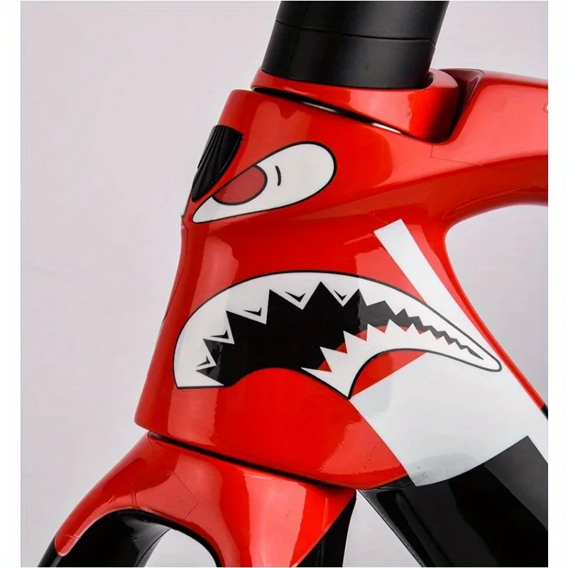 Anti-Scratch Sunproof Decal for Road Bike Frame & Head Tube, Cycling Decoration Pet Shark Waterproof Sticker
Anti-Scratch Sunproof Decal for Road Bike Frame & Head Tube, Cycling Decoration Pet Shark Waterproof Sticker