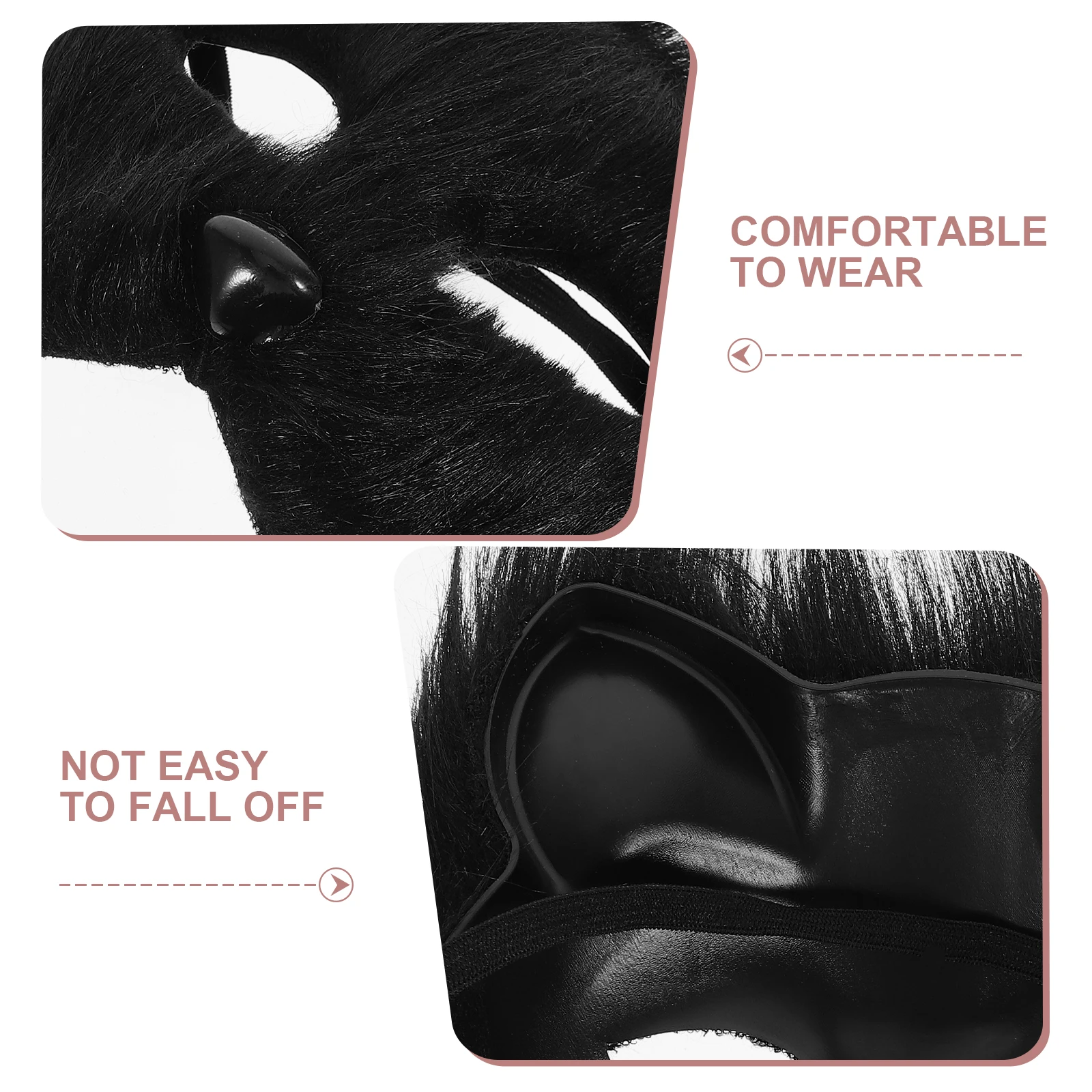 Fox Mask Halloween Costume Cosplay Party Decorative Reusable Half Animal Masks Comfortable Elastic Band Festival for Adults
Fox Mask Halloween Costume Cosplay Party Decorative Reusable Half Animal Masks Comfortable Elastic Band Festival for Adults