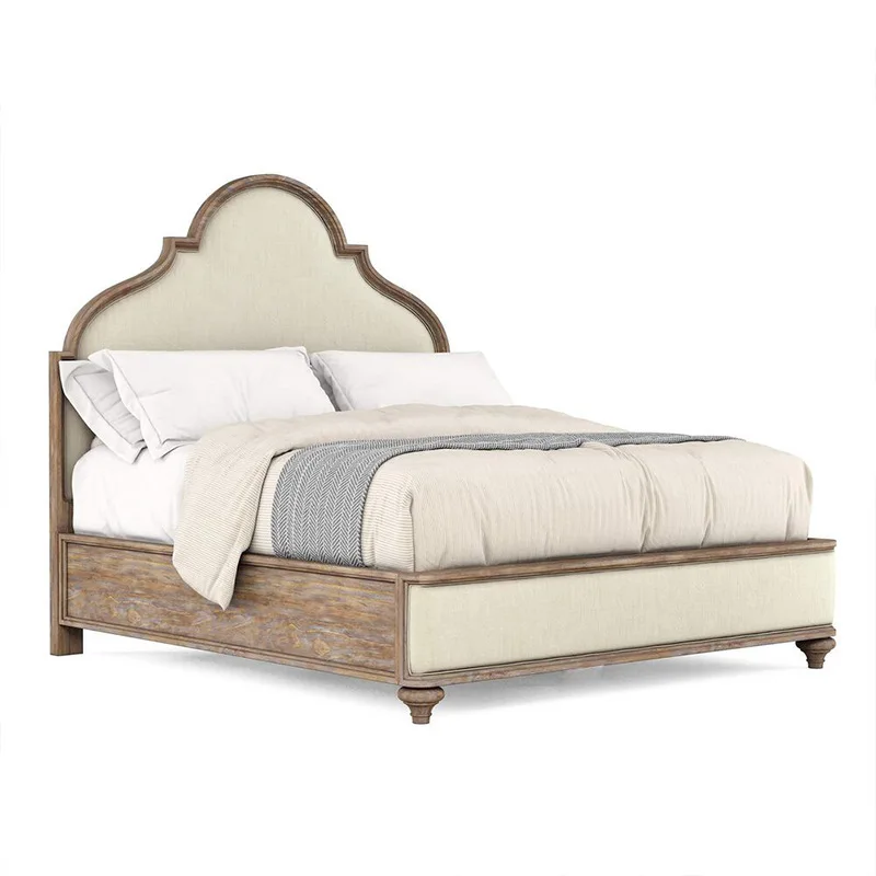 American retro solid wood bed household 1.5 high-end oak bed simple French 1.8 master bedroom retro double bed 2 meters
American retro solid wood bed household 1.5 high-end oak bed simple French 1.8 master bedroom retro double bed 2 meters