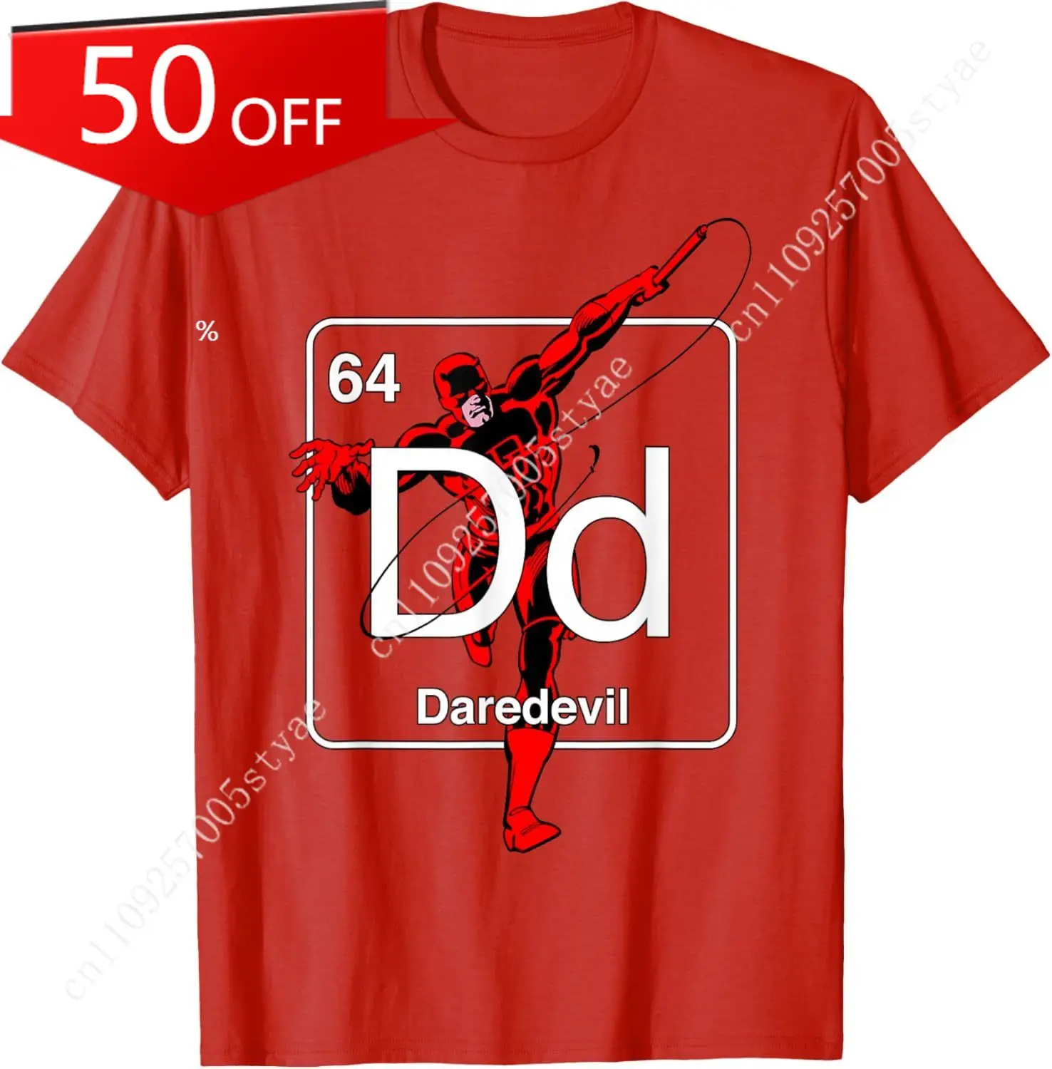 Marvel Daredevil Elements T-shirt Men's and Women's Summer Lightweight Breathable Casual T-Shirt
Marvel Daredevil Elements T-shirt Men's and Women's Summer Lightweight Breathable Casual T-Shirt