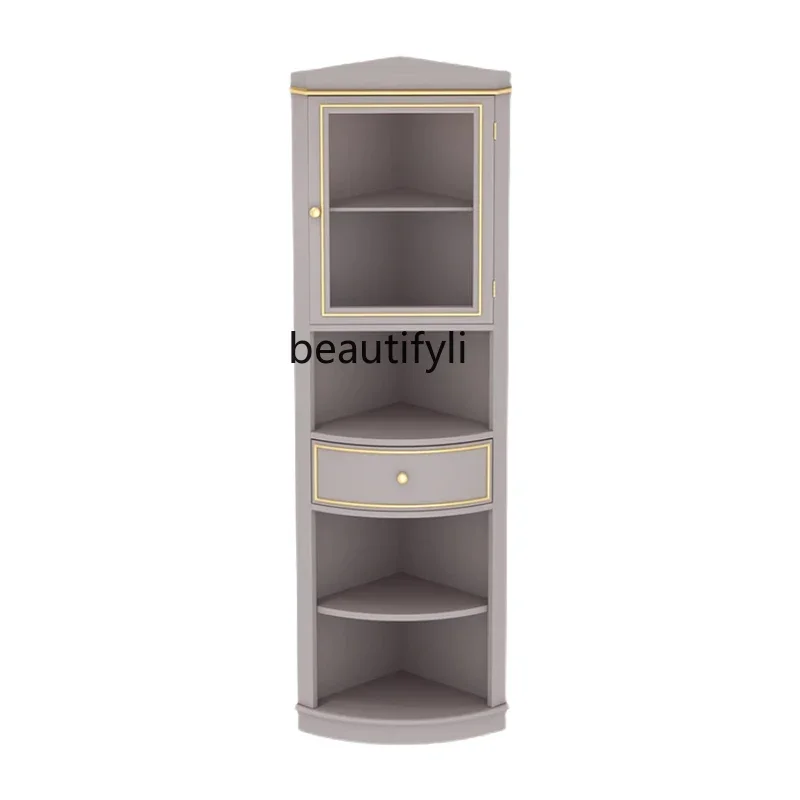 Nordic triangular wine cabinet solid wood corner living room gray corner simple vertical cabinet storage
Nordic triangular wine cabinet solid wood corner living room gray corner simple vertical cabinet storage