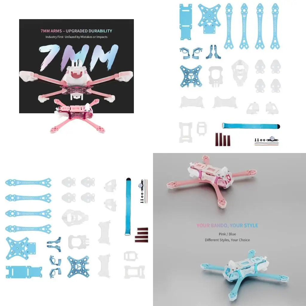 Versatiled 304.5Mm Wheelbase FPV Frame For BANDO 5 25.5Mm Video Transmitter And Customizable Accessories F19E
Versatiled 304.5Mm Wheelbase FPV Frame For BANDO 5 25.5Mm Video Transmitter And Customizable Accessories F19E