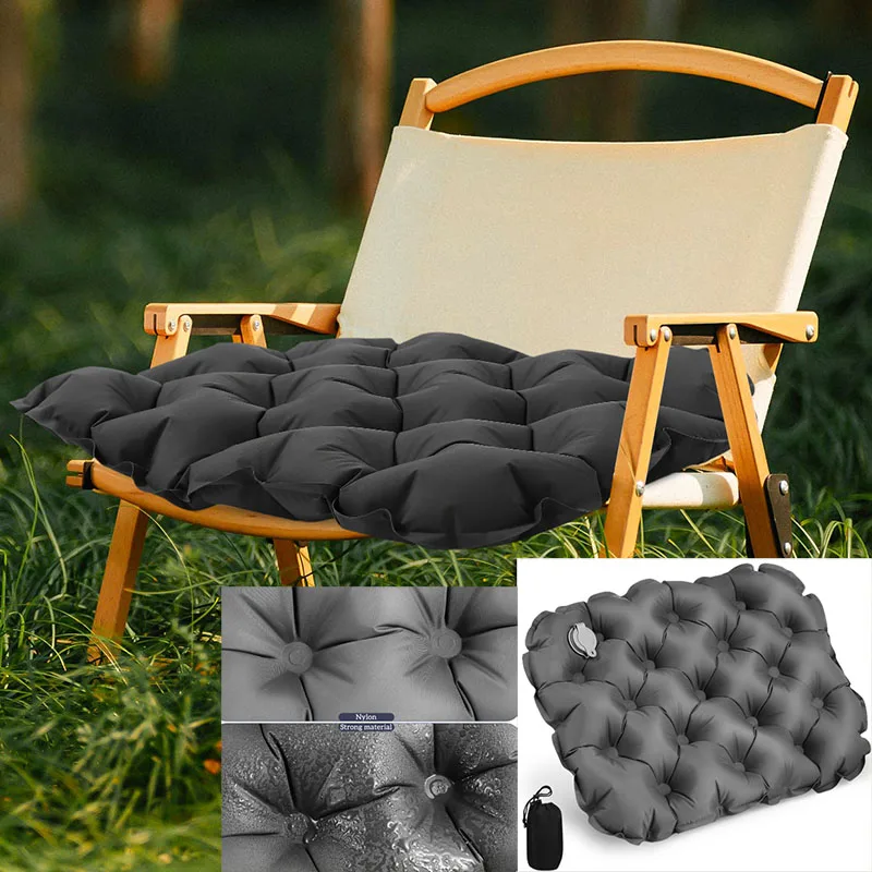 Seat Cushion Outdoor Inflatable Compact Hiking Sitting Pad Camping Dark Grey Travel Water Air Pad Anti Bedsore Office Chair Pad
Seat Cushion Outdoor Inflatable Compact Hiking Sitting Pad Camping Dark Grey Travel Water Air Pad Anti Bedsore Office Chair Pad