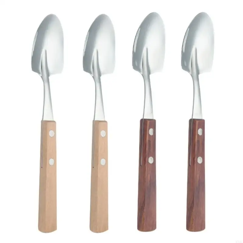 2025 New 2pcs Stainless Steel Shovel Ice Cream Spoon with Wooden Grip Wooden Handle Flatware Dishwasher Safe Cutlery
2025 New 2pcs Stainless Steel Shovel Ice Cream Spoon with Wooden Grip Wooden Handle Flatware Dishwasher Safe Cutlery