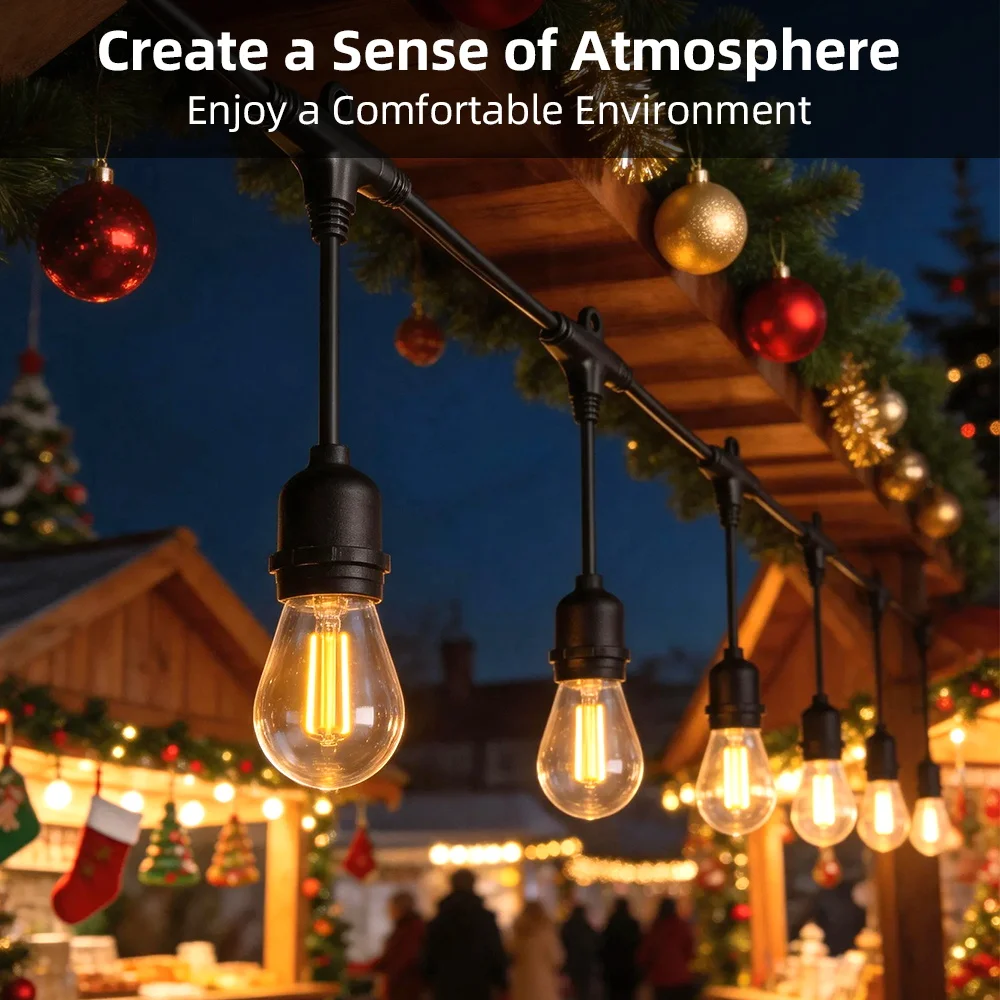 Outdoor Garden String Light Waterproof Decorative Lamp String Outdoor Bubble Balls Lamp for Patio Party Wedding Christmas Lights
Outdoor Garden String Light Waterproof Decorative Lamp String Outdoor Bubble Balls Lamp for Patio Party Wedding Christmas Lights