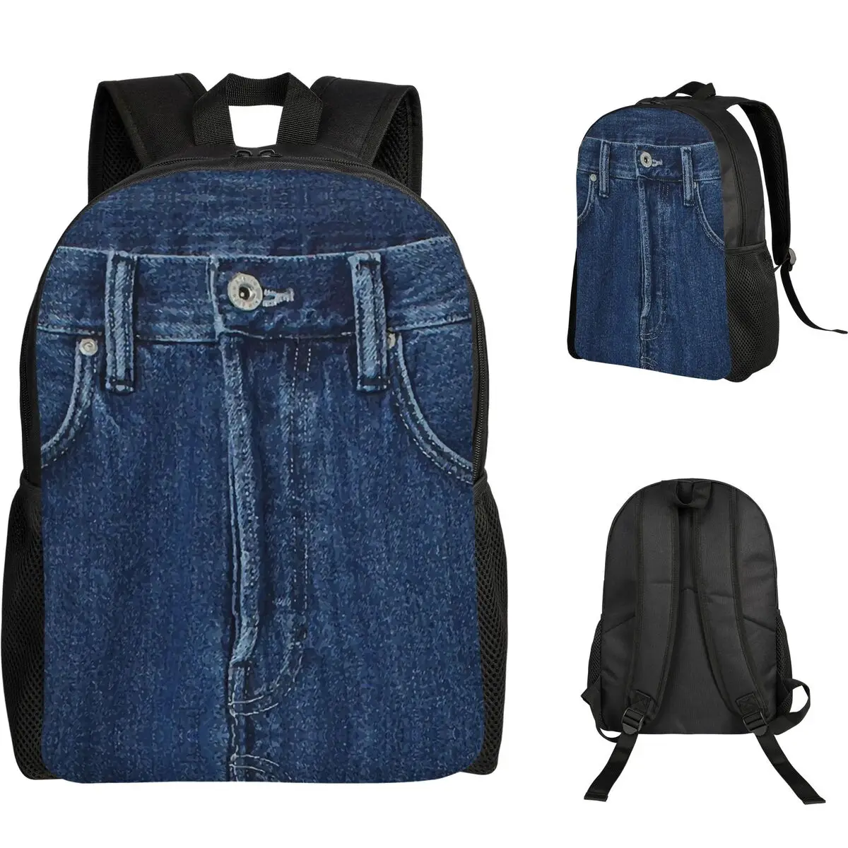 Blue Denim Classic Jeans Texture Student Backpack School Bag Hiking Travel Daypack for Boys Girls Fashion Bookbag Shoulder Bags
Blue Denim Classic Jeans Texture Student Backpack School Bag Hiking Travel Daypack for Boys Girls Fashion Bookbag Shoulder Bags