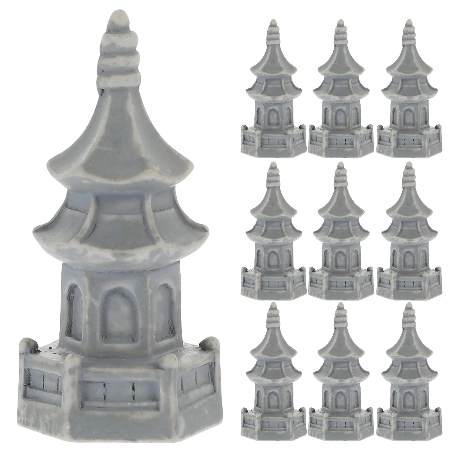10 Pcs Hexagonal Tower Pavilion Bonsai Tree Kit Pagodas Trees Retro Decor Metal Building Model Travel Souvenirs Gift Statue
10 Pcs Hexagonal Tower Pavilion Bonsai Tree Kit Pagodas Trees Retro Decor Metal Building Model Travel Souvenirs Gift Statue