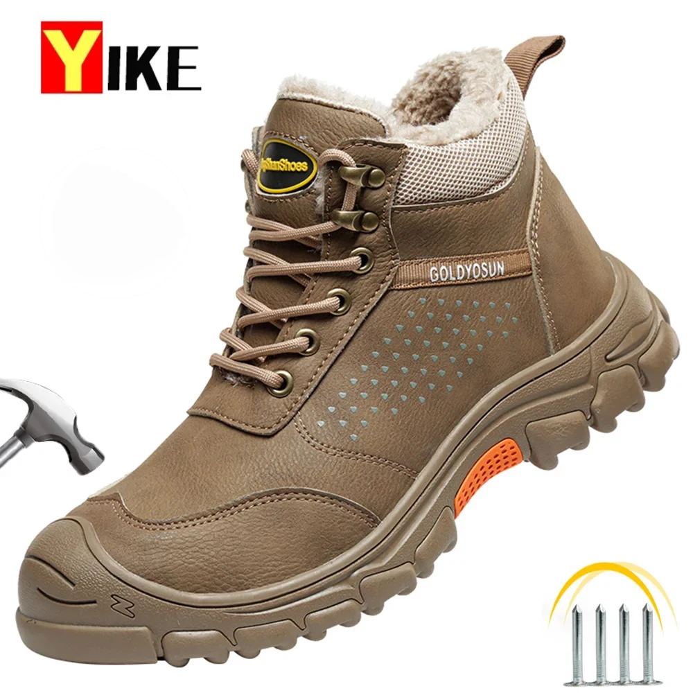 New Winter Thickened Wool Work Safety Shoes For Men Steel Toe Cap Work Boots Non Slip Security Shoes Male Snow Boots
New Winter Thickened Wool Work Safety Shoes For Men Steel Toe Cap Work Boots Non Slip Security Shoes Male Snow Boots