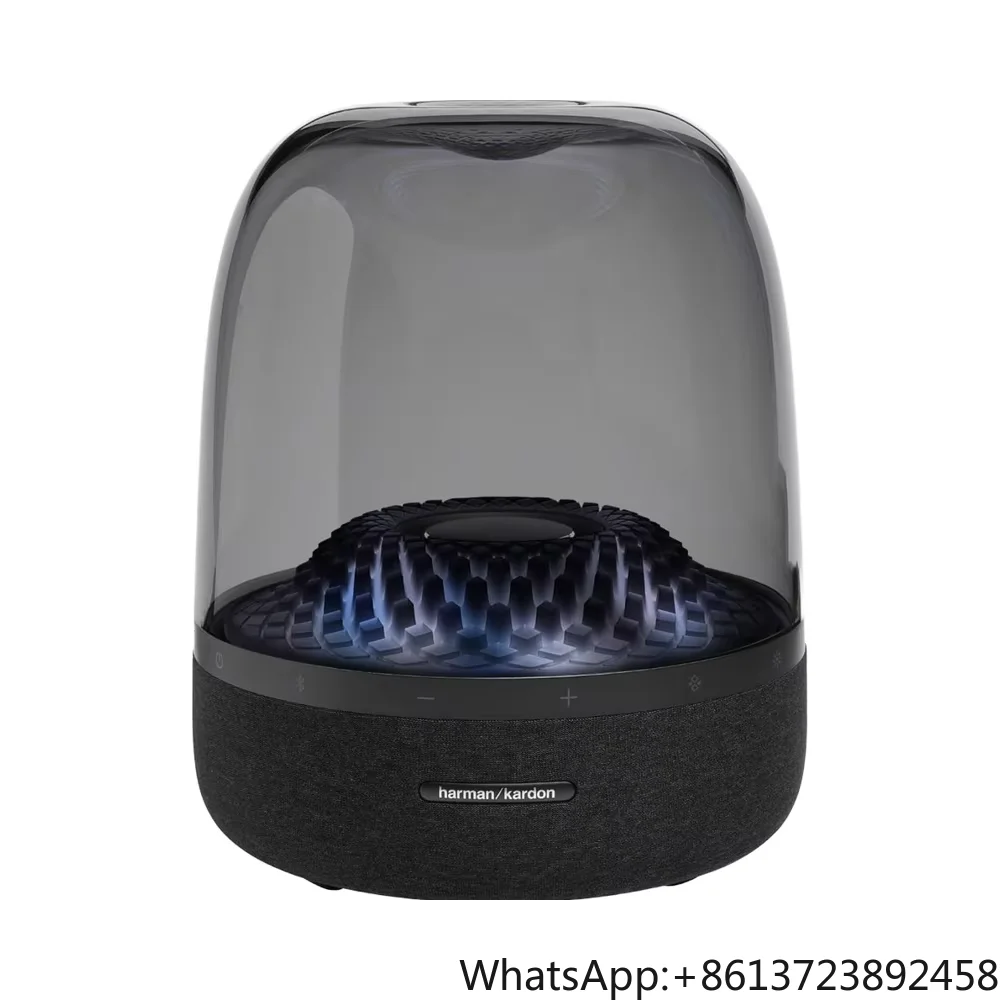 Harman Kardon Aura 4 Bluetooth Speaker Surround Sound Subwoofer 360 Degree LED RGB Ambilight Effect Wireless AC Plastic Cabinet
Harman Kardon Aura 4 Bluetooth Speaker Surround Sound Subwoofer 360 Degree LED RGB Ambilight Effect Wireless AC Plastic Cabinet