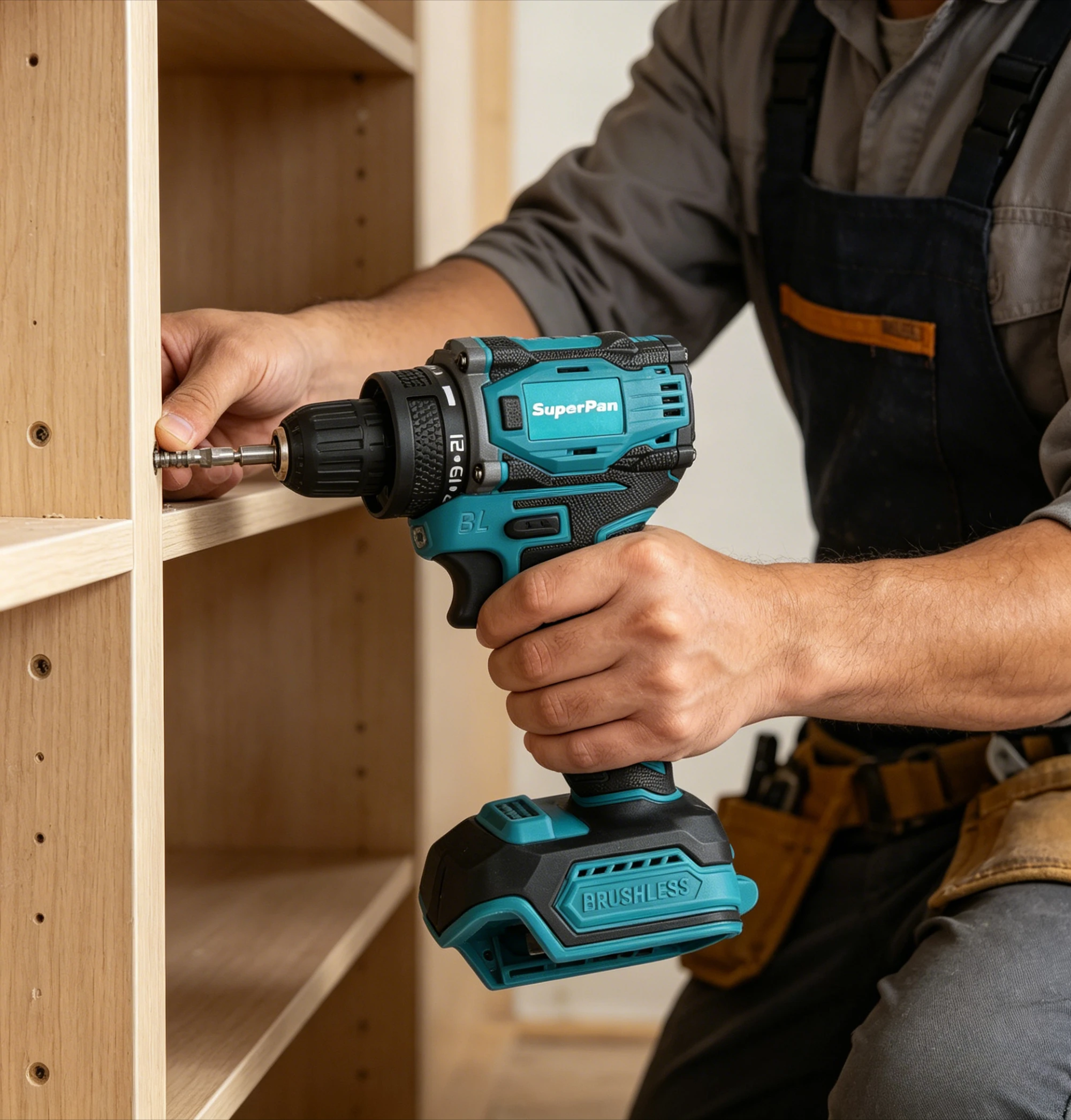 Cordless Impact Driver, 20V Brushless, Durable Build, Industrial Grade, for Workshop & Construction, Bare,For makita Battery
Cordless Impact Driver, 20V Brushless, Durable Build, Industrial Grade, for Workshop & Construction, Bare,For makita Battery