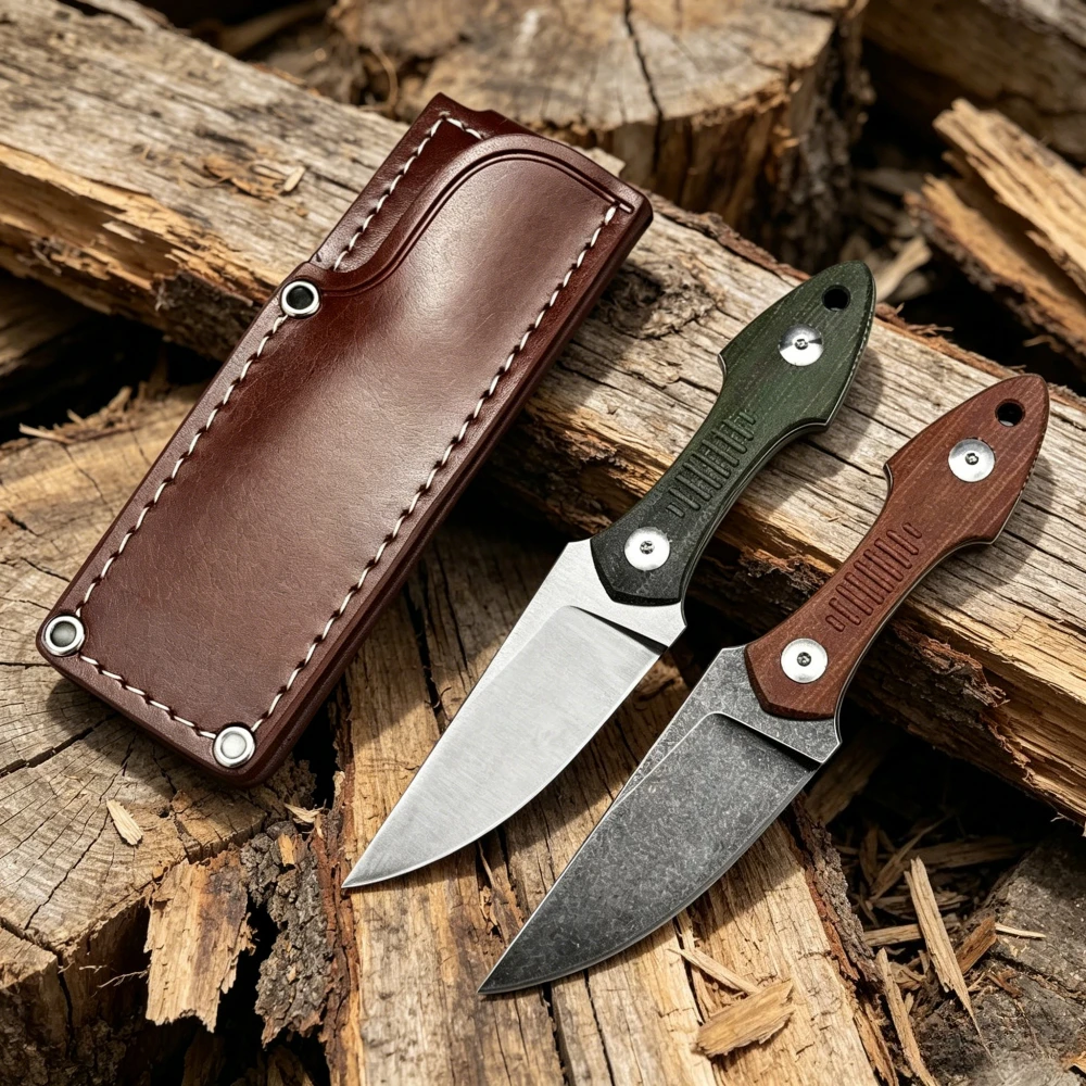 Fixed Blade Knife with Sheath G10 Handle Jungle Exploration Outdoor BBQ Fishing Hiking Climbing Multi‑Purpose Practical Tool
Fixed Blade Knife with Sheath G10 Handle Jungle Exploration Outdoor BBQ Fishing Hiking Climbing Multi‑Purpose Practical Tool