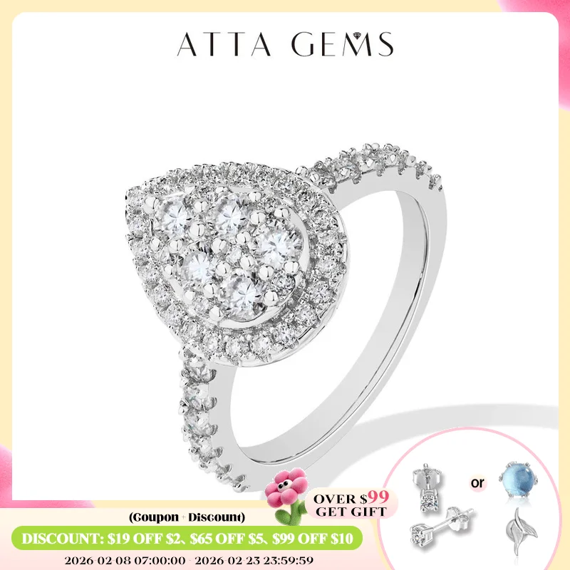 ATTAGEMS круглые D VVS1 муассанит с бриллиантами грушевидной формы кольца для женщин стерлингового серебра S925 обручальные кольца для невесты винтажные ювелирные изделия подарки
ATTAGEMS круглые D VVS1 муассанит с бриллиантами грушевидной формы кольца для женщин стерлингового серебра S925 обручальные кольца для невесты винтажные ювелирные изделия подарки