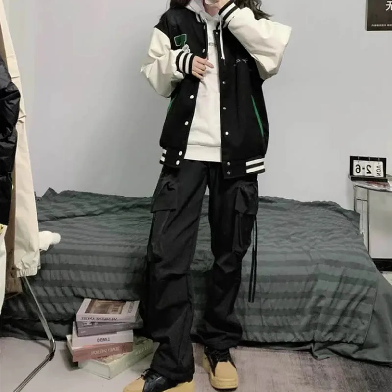 Classic wide leg pants parachute pants women's autumn fashion design toe binding dopamine wearing short and good-looking w
Classic wide leg pants parachute pants women's autumn fashion design toe binding dopamine wearing short and good-looking w