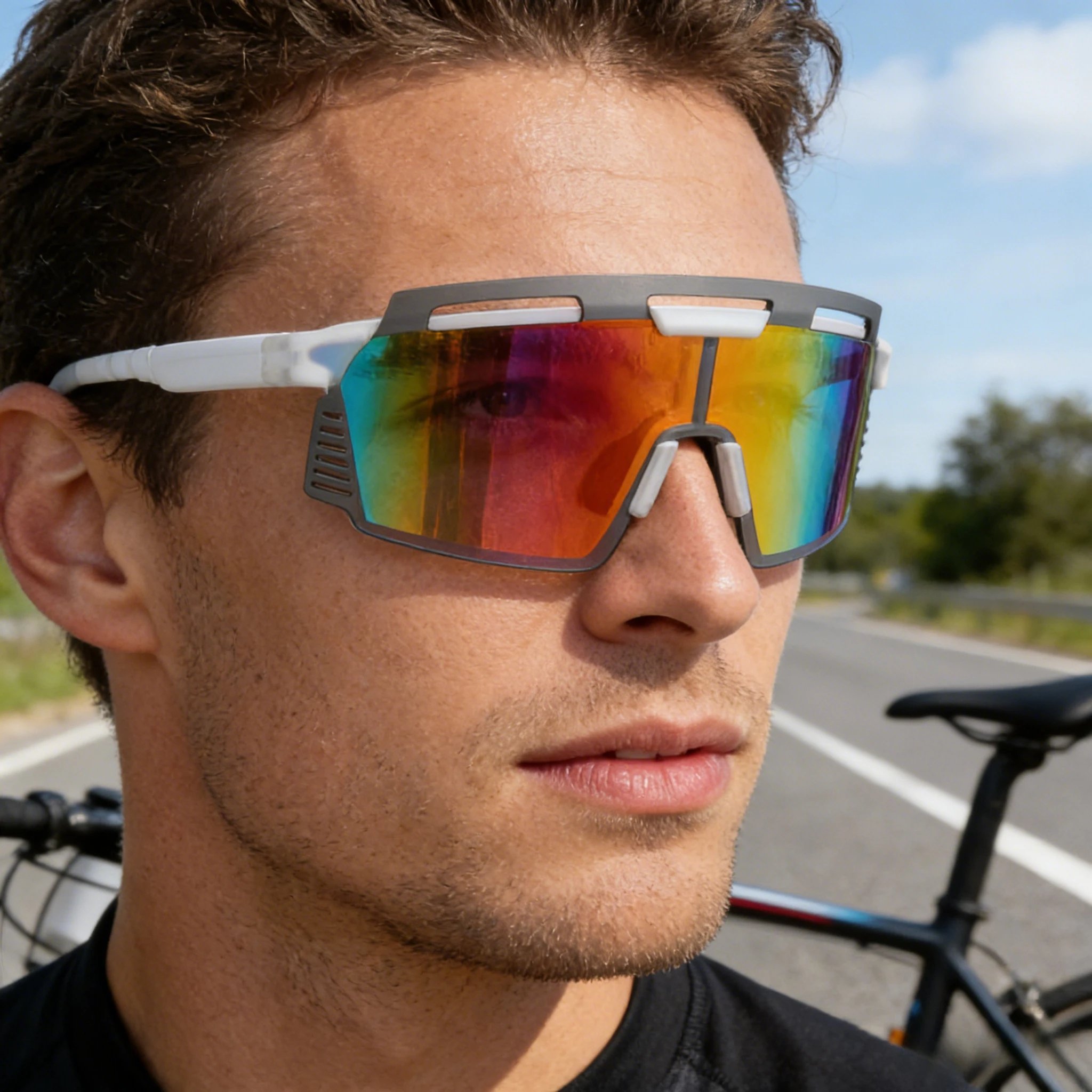 Cyberpunk Style Outdoor Sports Sunglasses - Windproof UV Protection Goggles for Cycling & Driving
Cyberpunk Style Outdoor Sports Sunglasses - Windproof UV Protection Goggles for Cycling & Driving