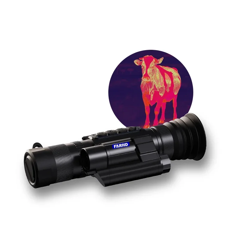 thermal imaging scope 384*288 thermal core 60Hz refresh rate that produces sha images in complete darkness fog or rain
thermal imaging scope 384*288 thermal core 60Hz refresh rate that produces sha images in complete darkness fog or rain