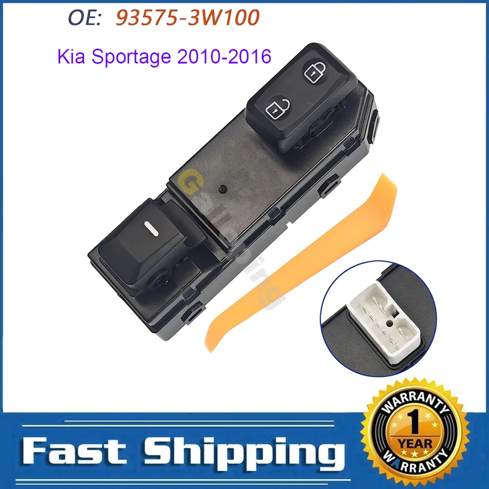 Electric Power Window Control Switch Button Front Right Passenger Side for Kia Sportage 2010 - 2016 + Free Pry Tool Auto Parts
Electric Power Window Control Switch Button Front Right Passenger Side for Kia Sportage 2010 - 2016 + Free Pry Tool Auto Parts