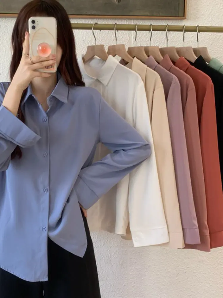 Elegant Loose Long Sleeve Midi Shirt Women's Korean Style Spring 2026 Fashionable Top Quality Material Collar Button Clo...
Elegant Loose Long Sleeve Midi Shirt Women's Korean Style Spring 2026 Fashionable Top Quality Material Collar Button Clo...