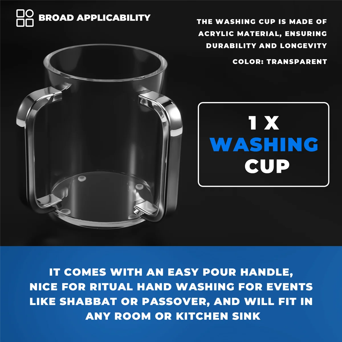 AA98 Чашка для мытья рук Акриловая круглая чашка для мытья рук Чашка для мытья рук с двумя акриловыми ручками для еврейской молитвы Ручки чашки для мытья ручек
AA98 Чашка для мытья рук Акриловая круглая чашка для мытья рук Чашка для мытья рук с двумя акриловыми ручками для еврейской молитвы Ручки чашки для мытья ручек