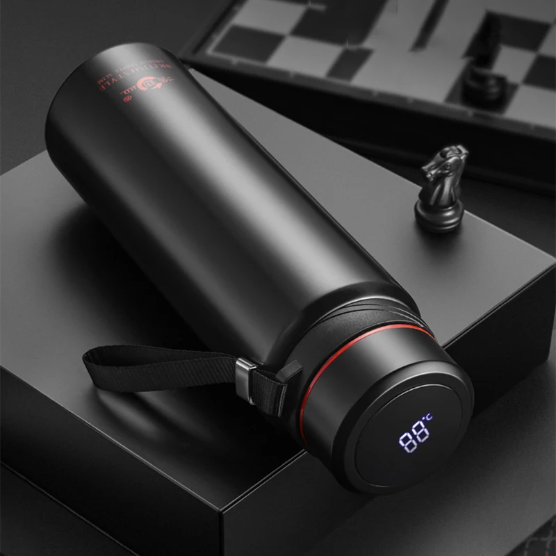 600ml-1200ml 304 Stainless Steel Thermos Bottle LED Temperature Display Vacuum Flask Travel Portable Water/Coffee/Tea Thermos
600ml-1200ml 304 Stainless Steel Thermos Bottle LED Temperature Display Vacuum Flask Travel Portable Water/Coffee/Tea Thermos