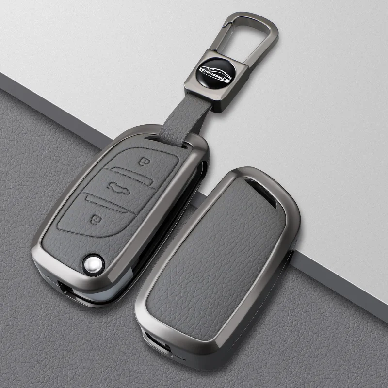 Metal Leather Car Flip Remote Key Case Cover For Citroen C1 C2 C3 C4 C5 XSARA PICA Car Protector Shell Accessories
Metal Leather Car Flip Remote Key Case Cover For Citroen C1 C2 C3 C4 C5 XSARA PICA Car Protector Shell Accessories