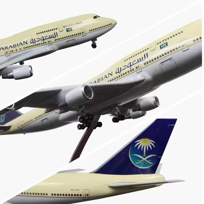1:150 Scale Airplane Diecast Resin B747-400 Aircraft Saudi Arabian Airlines Model W Light Wheels Landing gear Collection Display
1:150 Scale Airplane Diecast Resin B747-400 Aircraft Saudi Arabian Airlines Model W Light Wheels Landing gear Collection Display