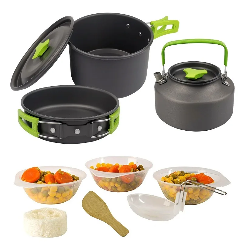 Ultra-Light Portable and Durable Outdoor Cookware Set, Easy Cooking in the Outdoor Camping and Hiking
Ultra-Light Portable and Durable Outdoor Cookware Set, Easy Cooking in the Outdoor Camping and Hiking