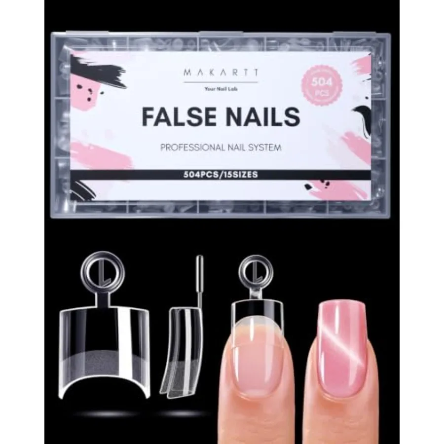 Short Square Nail Tips: 504 PCS Half Cover Pre-shaped Acrylic Nail Tips, Half Matte, 15 Sizes, False Nails - Easy-to-go Nail Ex
Short Square Nail Tips: 504 PCS Half Cover Pre-shaped Acrylic Nail Tips, Half Matte, 15 Sizes, False Nails - Easy-to-go Nail Ex