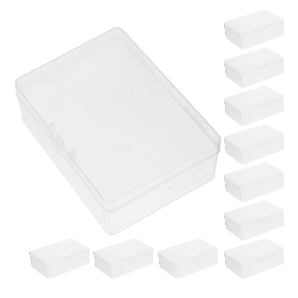 12 Pcs Transparent Storage Box Bead Containers Playing Card Case Plastic Organizer
12 Pcs Transparent Storage Box Bead Containers Playing Card Case Plastic Organizer