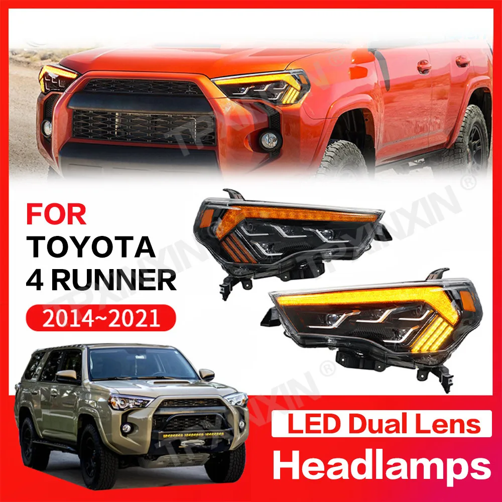 Высококачественные автозапчасти, подходящие для Toyota 4 runner 2014-2021, передсветильник фара, светодиодная двойсветильник фара, объектив в сборе, автомобильные аксессуары для повседневного использования
Высококачественные автозапчасти, подходящие для Toyota 4 runner 2014-2021, передсветильник фара, светодиодная двойсветильник фара, объектив в сборе, автомобильные аксессуары для повседневного использования