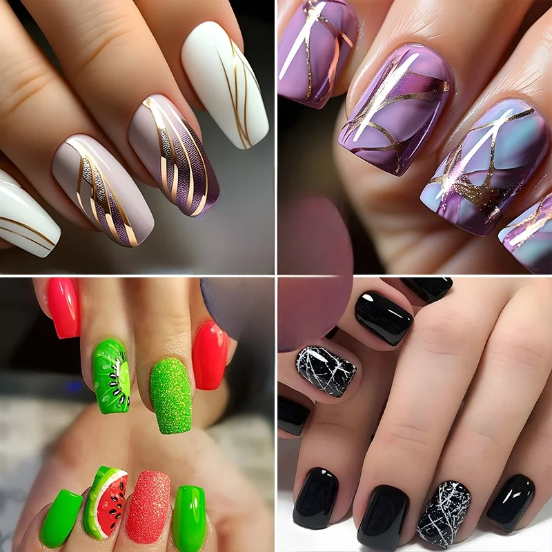 Накладные ногти средней длины для маникюра, многоразовые, самоклеящиеся, для красоты и макияжа.
Накладные ногти средней длины для маникюра, многоразовые, самоклеящиеся, для красоты и макияжа.