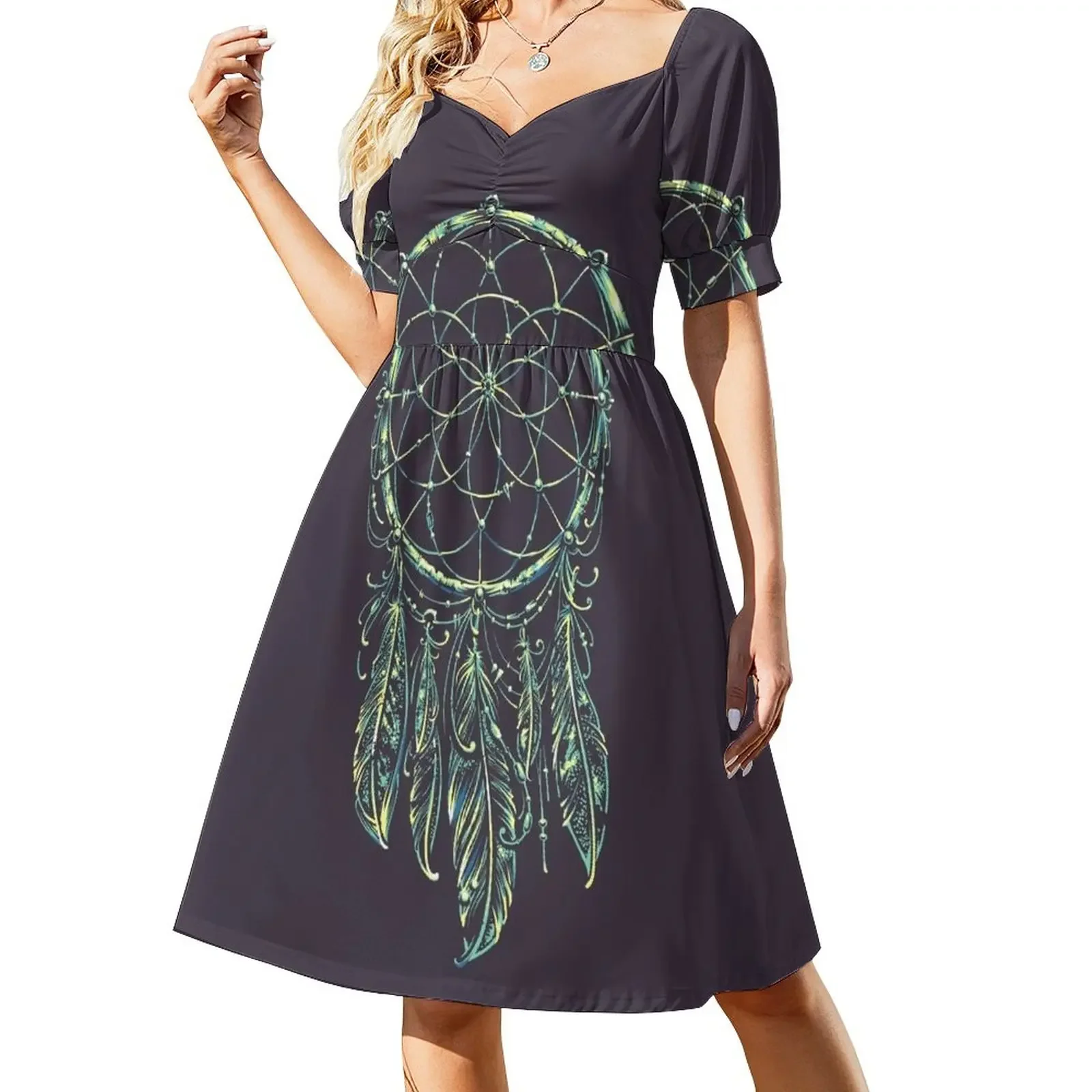 Dream Catcher Acid Short-Sleeved Dress dresses for special events long dresses for women Summer dresses for women
Dream Catcher Acid Short-Sleeved Dress dresses for special events long dresses for women Summer dresses for women