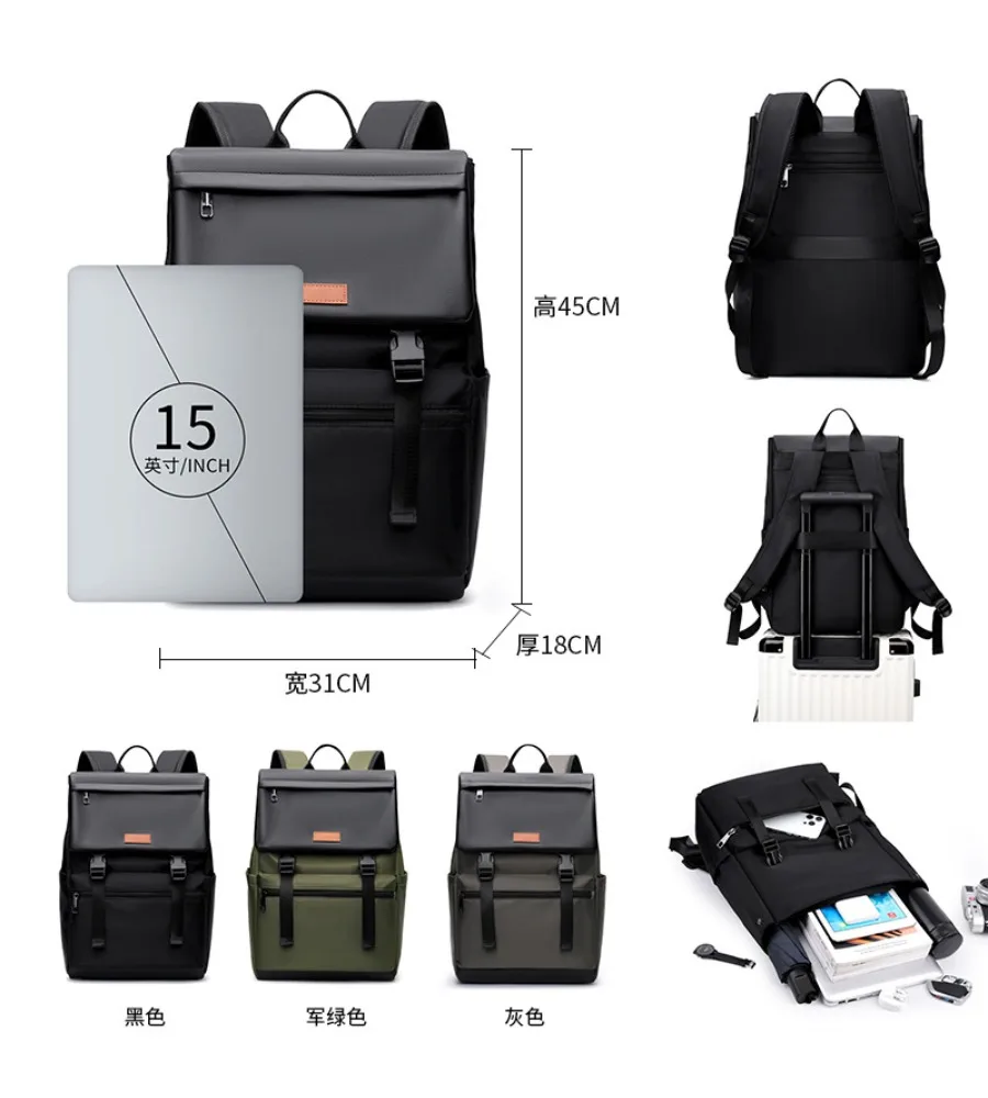 Streamlined profile gives this men’s backpack a clean look for work school and travel days
Streamlined profile gives this men’s backpack a clean look for work school and travel days