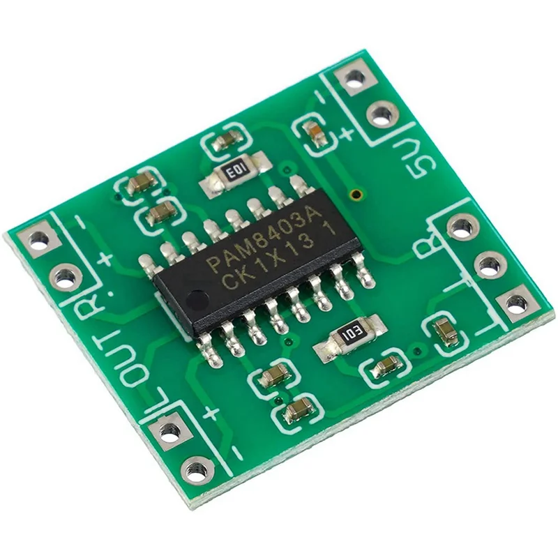B92B-30 PCS PAM8403 Module Super Mini Digital Amplifier Board 2 X 3W Class D Digital 2.5V To 5V Power Amplifier Board
B92B-30 PCS PAM8403 Module Super Mini Digital Amplifier Board 2 X 3W Class D Digital 2.5V To 5V Power Amplifier Board