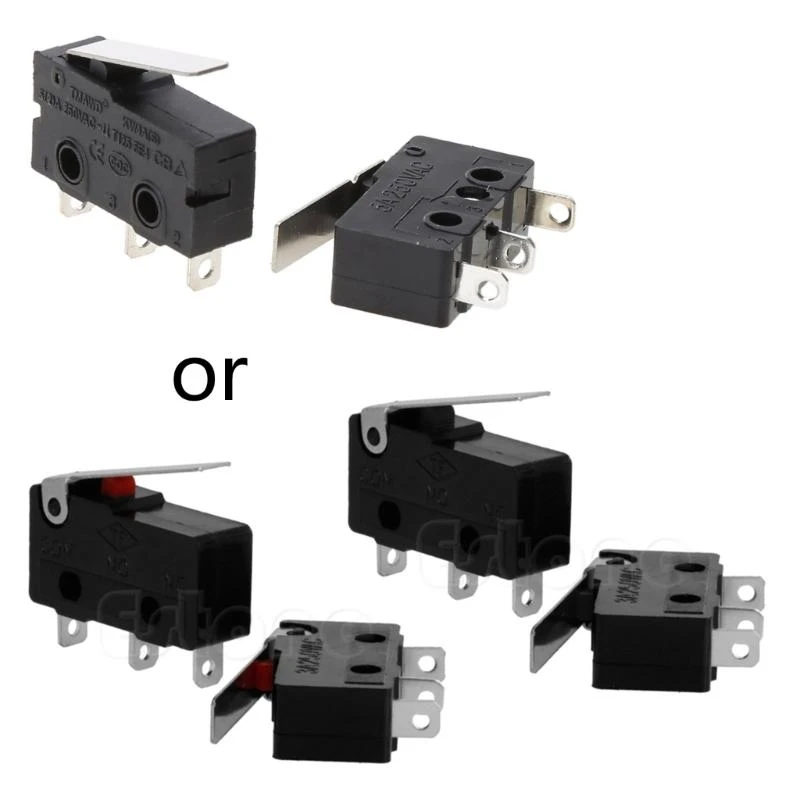 652F 2 Pcs TF18 3A 3 Pin Tact C+NO+NC Sensitive Micro With Roller Arm Lever Limit SPDT On/Off Long Life
652F 2 Pcs TF18 3A 3 Pin Tact C+NO+NC Sensitive Micro With Roller Arm Lever Limit SPDT On/Off Long Life