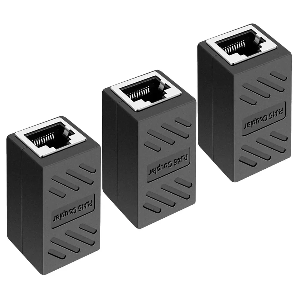 3pcs Ethernet Coupler to Network Cable Connector Cat6 Extender Adapter Computer Ethernet Female To Female Coupler Hardware
3pcs Ethernet Coupler to Network Cable Connector Cat6 Extender Adapter Computer Ethernet Female To Female Coupler Hardware