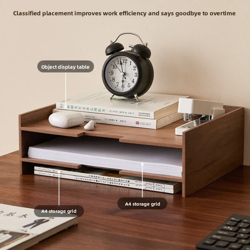 Japanese Style Wooden Desk Organizer Multi-layer Storage Box Drawer Type File Shelf Multifunctional Office Stationery Holder
Japanese Style Wooden Desk Organizer Multi-layer Storage Box Drawer Type File Shelf Multifunctional Office Stationery Holder