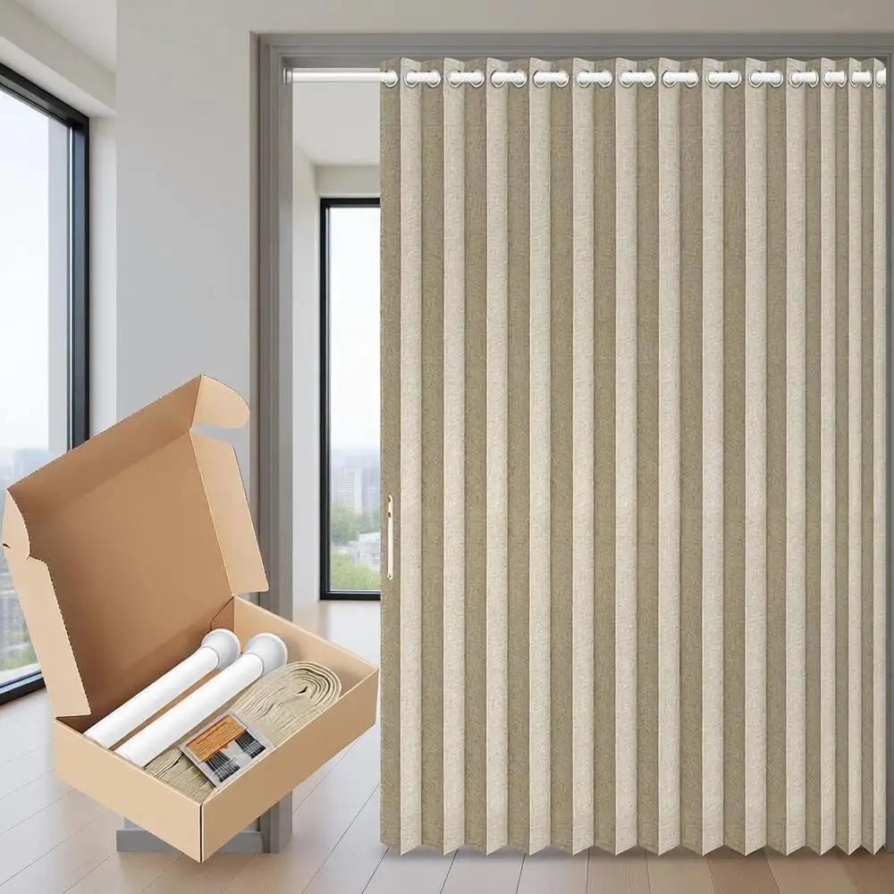 Cream Yellow 75x80 Inch Sliding Glass Door Curtain Set with Rod for Bedroom or Living Room
Cream Yellow 75x80 Inch Sliding Glass Door Curtain Set with Rod for Bedroom or Living Room