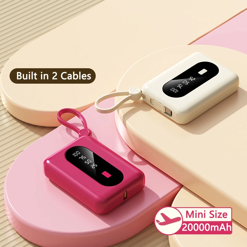 10000mAh Power Bank 22.5W Super Fast Charging Poverbank with Cable Portable External Battery Charger For iPhone Samsung Huawei
10000mAh Power Bank 22.5W Super Fast Charging Poverbank with Cable Portable External Battery Charger For iPhone Samsung Huawei