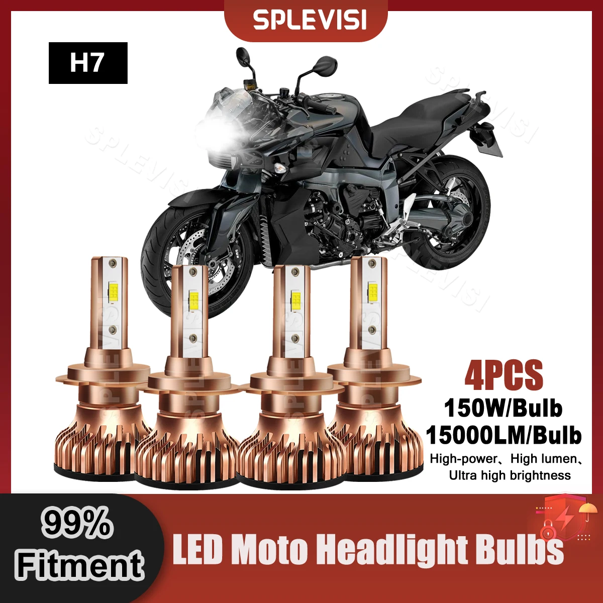 Plug And Play 4PCS H7 LED Headlight Bulbs 9V-24V 15000LM/Bulb For BMW K1300R 2009 2010 2011 2016 Replace Motorcycle Light
Plug And Play 4PCS H7 LED Headlight Bulbs 9V-24V 15000LM/Bulb For BMW K1300R 2009 2010 2011 2016 Replace Motorcycle Light