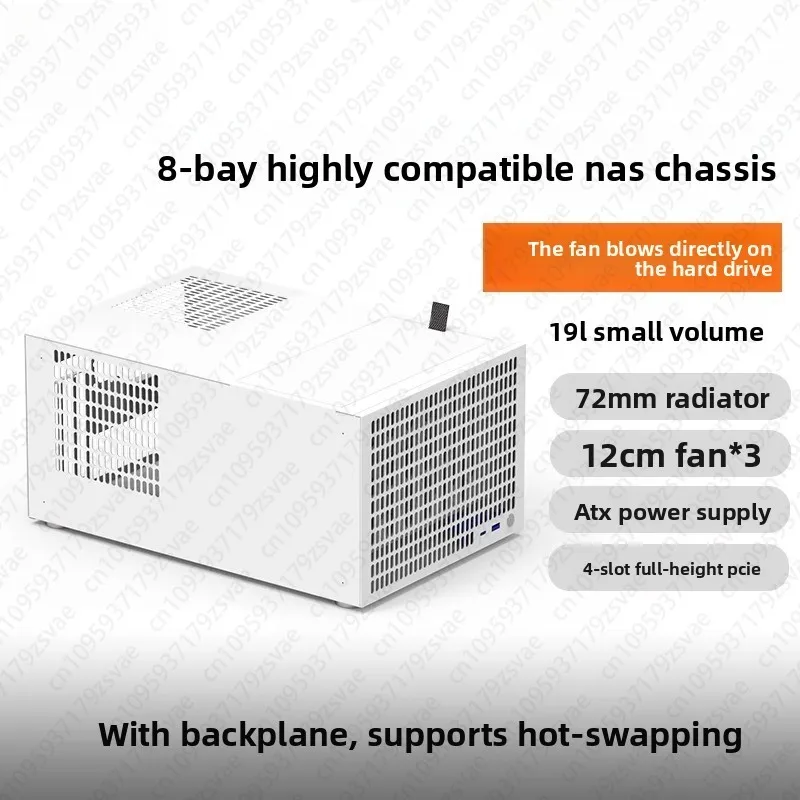 Корпус B8 с 8 байками NAS и большим блоком питания ATX
Корпус B8 с 8 байками NAS и большим блоком питания ATX