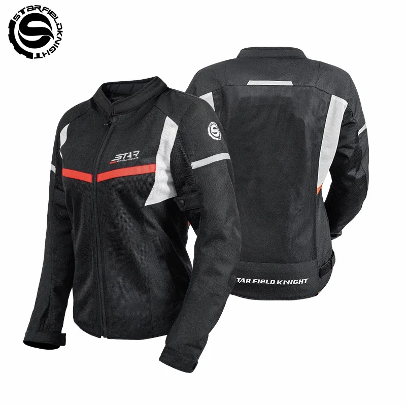 SFK New Women's Riding Clothing Motorcycle Jacket Spring&Summer Mesh Breathable With CE Body Protective Equipment Accessories
SFK New Women's Riding Clothing Motorcycle Jacket Spring&Summer Mesh Breathable With CE Body Protective Equipment Accessories