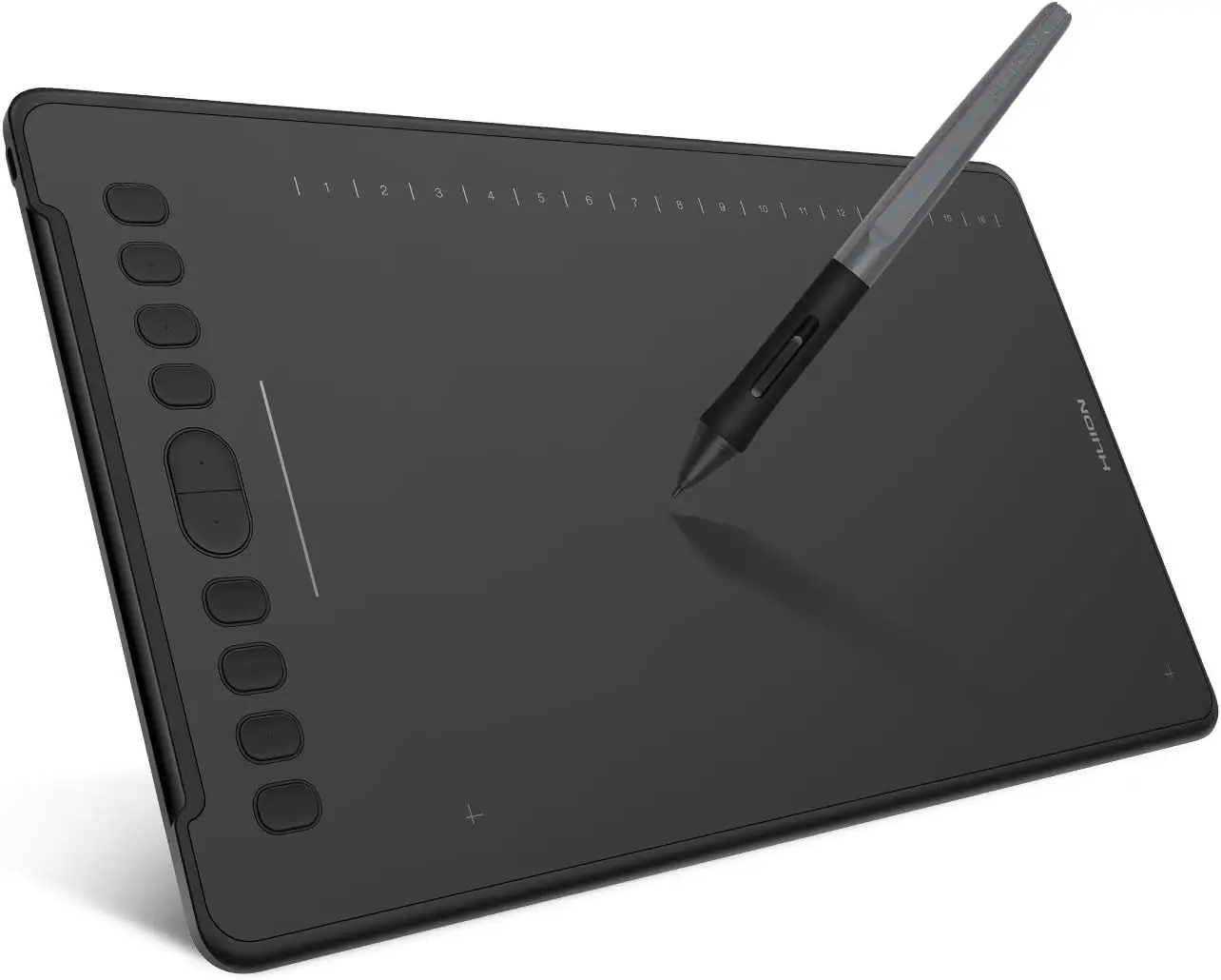 Graphics Drawing Tablet with Touch Strip, 8192 Levels Pressure, Battery-Free Stylus, 10 Shortcut Keys for Windows Mac Android
Graphics Drawing Tablet with Touch Strip, 8192 Levels Pressure, Battery-Free Stylus, 10 Shortcut Keys for Windows Mac Android