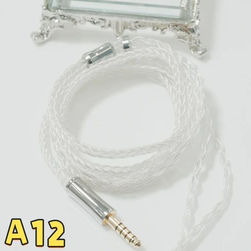 XINHS HIFI A12 8-Core Silver Plated Earphone Upgrade Cable With 2.5/3.5/4.4mm
XINHS HIFI A12 8-Core Silver Plated Earphone Upgrade Cable With 2.5/3.5/4.4mm