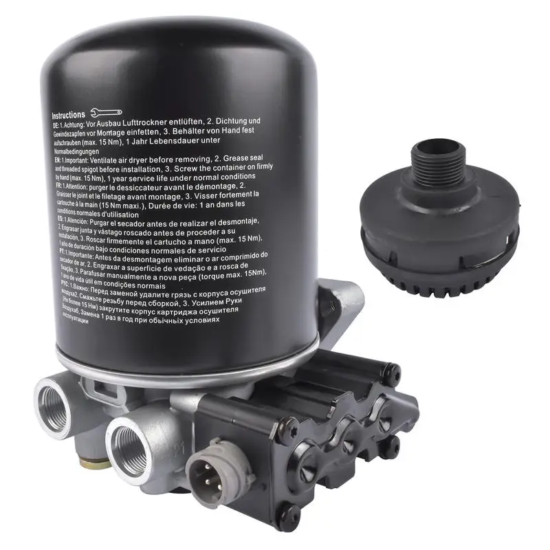 Air Dryer with Coalescing Cartridge 12V 100W for Volvo #21440978 4324252000 S4324252000
Air Dryer with Coalescing Cartridge 12V 100W for Volvo #21440978 4324252000 S4324252000
