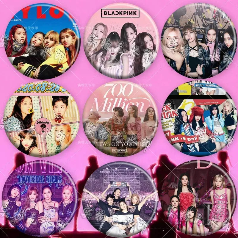 BLACKPINKS Concert Fan Merchandise Brooches Custom DIY Badge Pins for Fan Support Stylish Decorative for Backpacks and Bags
BLACKPINKS Concert Fan Merchandise Brooches Custom DIY Badge Pins for Fan Support Stylish Decorative for Backpacks and Bags