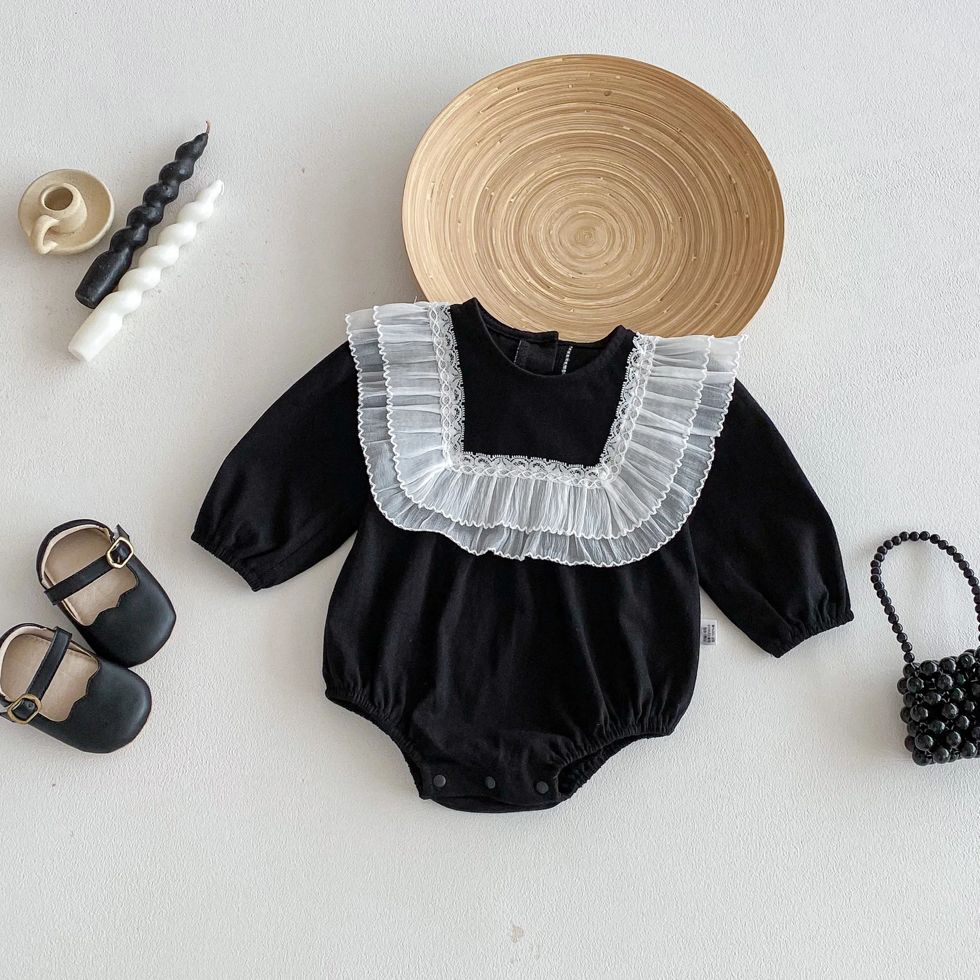 Baby Girl Jumpsuit 2026 Spring Autumn New Korean Lace Baby Hoodie Long Sleeved Crawling Clothes
Baby Girl Jumpsuit 2026 Spring Autumn New Korean Lace Baby Hoodie Long Sleeved Crawling Clothes