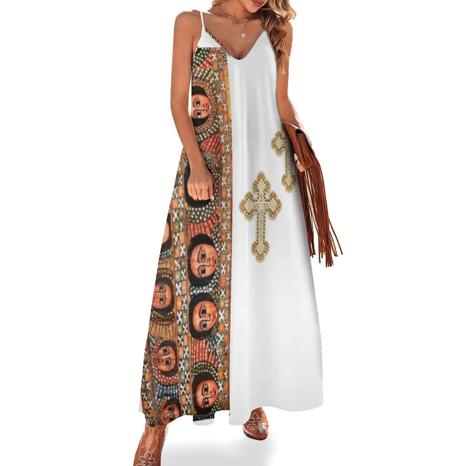 Ethiopian Fashion Sleeveless Dress birthday dresses for women women dress cute dress
Ethiopian Fashion Sleeveless Dress birthday dresses for women women dress cute dress
