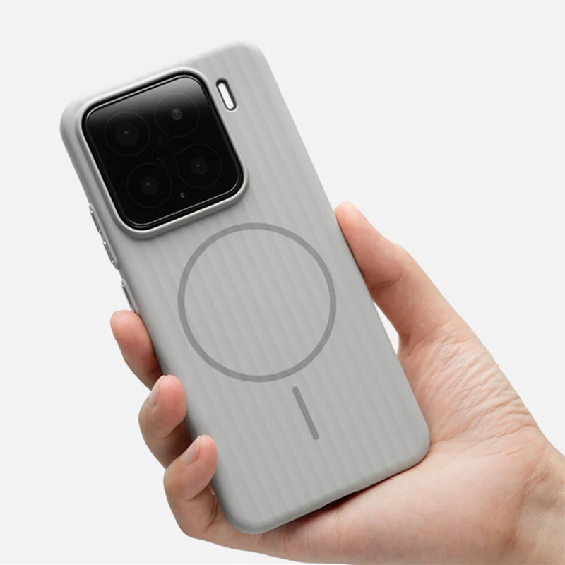 Новые модели матового 3D-полосного чехла MagSafe для телефона Xiaomi Mi 15Ultra Mi 15 Pro Mi 14 Pro с магнитной беспроводной зарядкой и жестким чехлом для ПК
Новые модели матового 3D-полосного чехла MagSafe для телефона Xiaomi Mi 15Ultra Mi 15 Pro Mi 14 Pro с магнитной беспроводной зарядкой и жестким чехлом для ПК