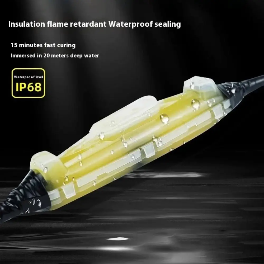 PP Waterproof Junction Box Seal Strong Resilience Glue Filled Junction Box No Deformation Not Aging IP68 Junction Box
PP Waterproof Junction Box Seal Strong Resilience Glue Filled Junction Box No Deformation Not Aging IP68 Junction Box